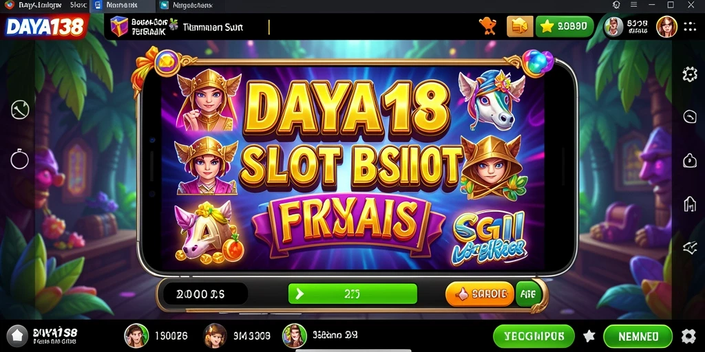 Screenshot gameplay DAYA138 yang menarik dengan tema slot.