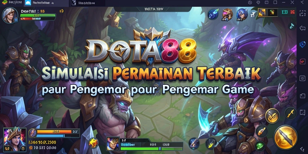 Tampilan utama permainan DOTA88 yang menampilkan gameplay Simulation yang menarik.