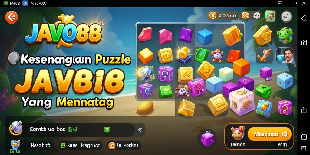 Tangkapan layar utama menunjukkan gameplay seru dari JAVO88.