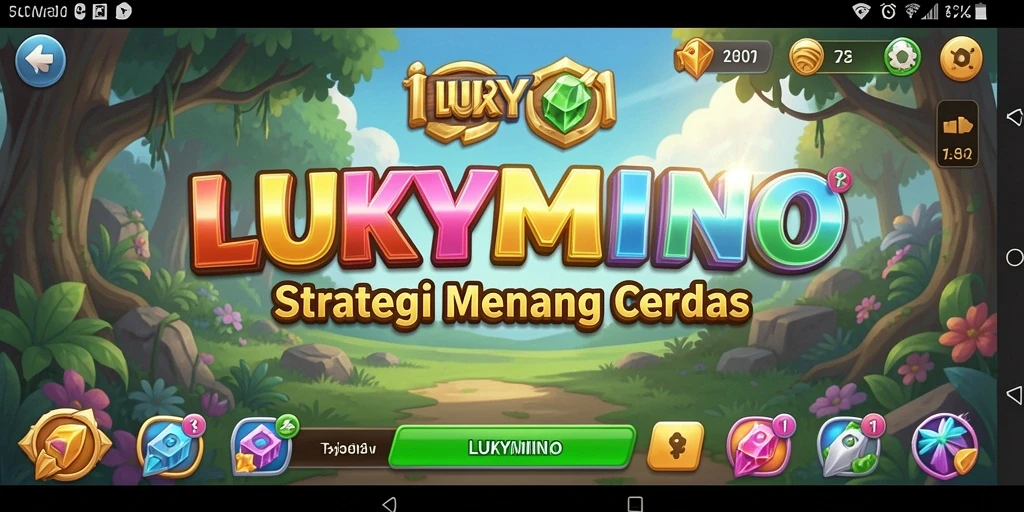 Tampilan gameplay LUKYMINO yang menarik dan penuh strategi.