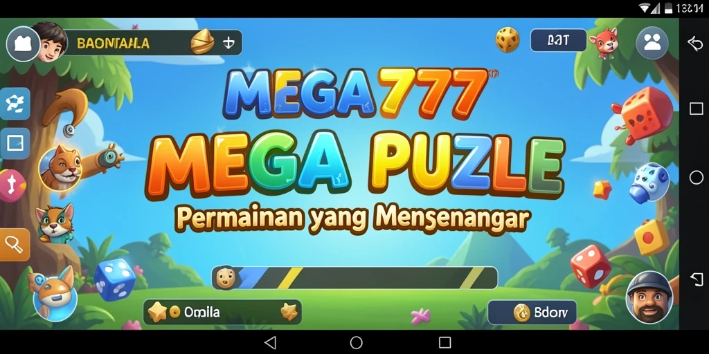 Screenshot gameplay MEGA777 yang menggambarkan keseruan bermain Puzzle.