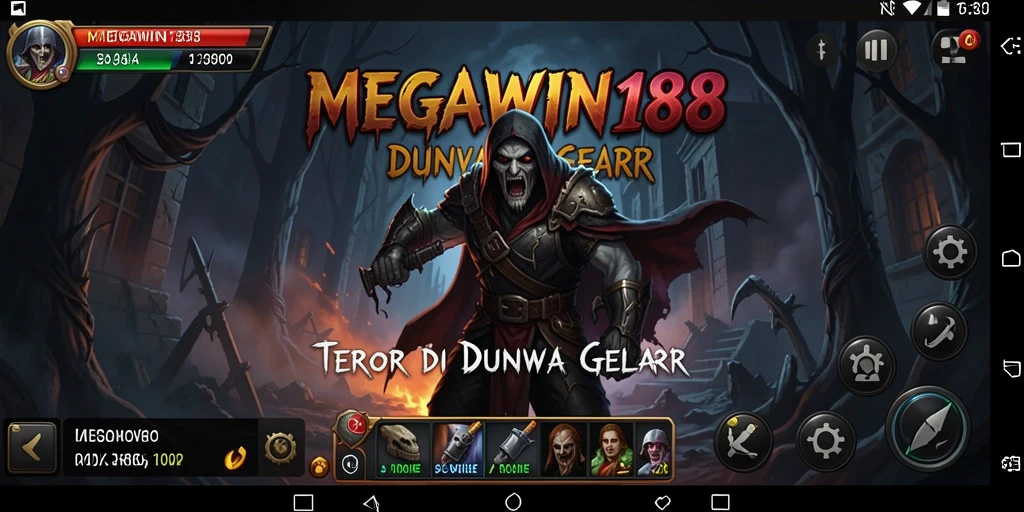Gameplay seram di MEGAWIN188 dengan atmosfer yang mencekam.