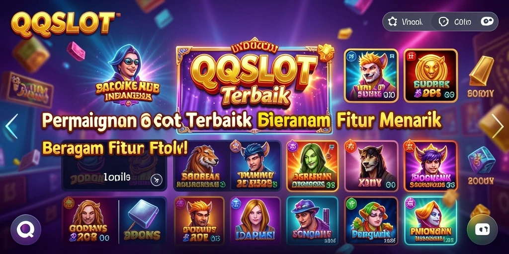 Tampilan gameplay QQSLOT yang menarik dan interaktif.