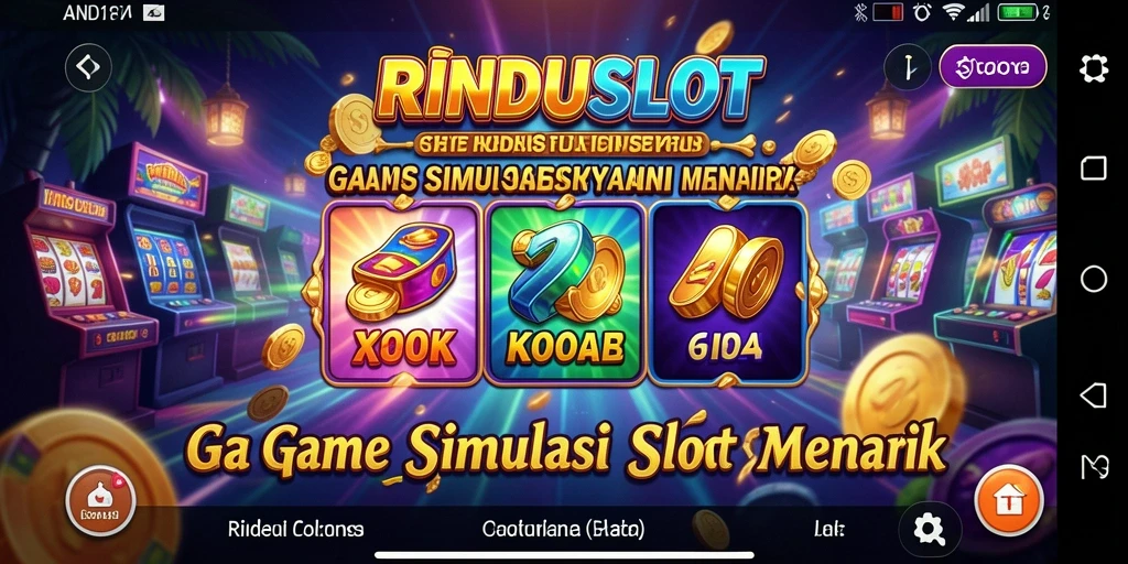 Gambar utama RINDUSLOT menunjukkan gameplay slot yang dinamis dan mengasyikkan.