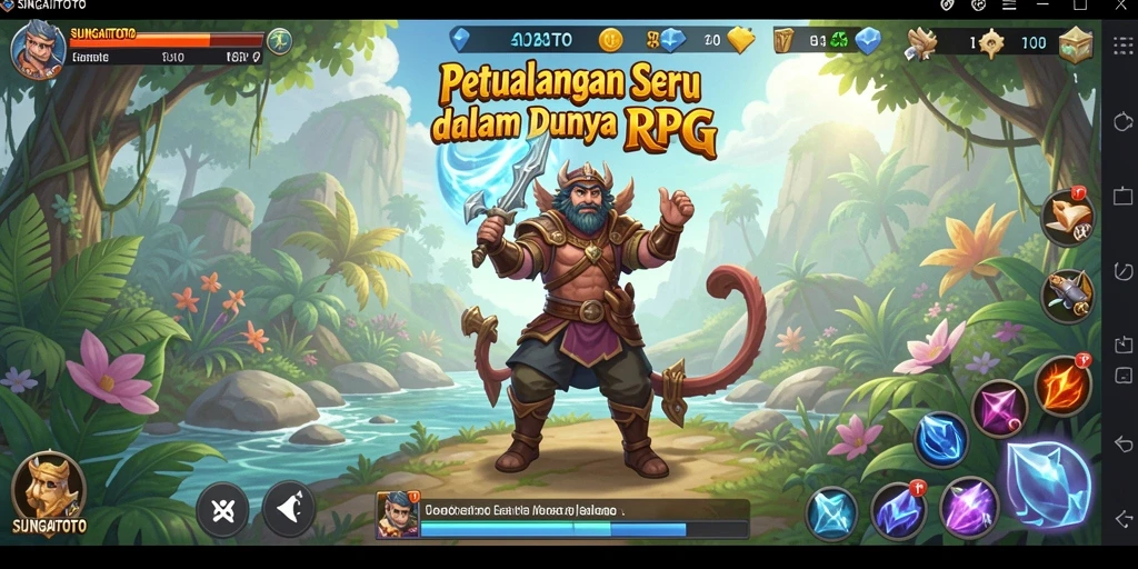 Tampilan gameplay SUNGAITOTO yang menakjubkan dan mendebarkan.